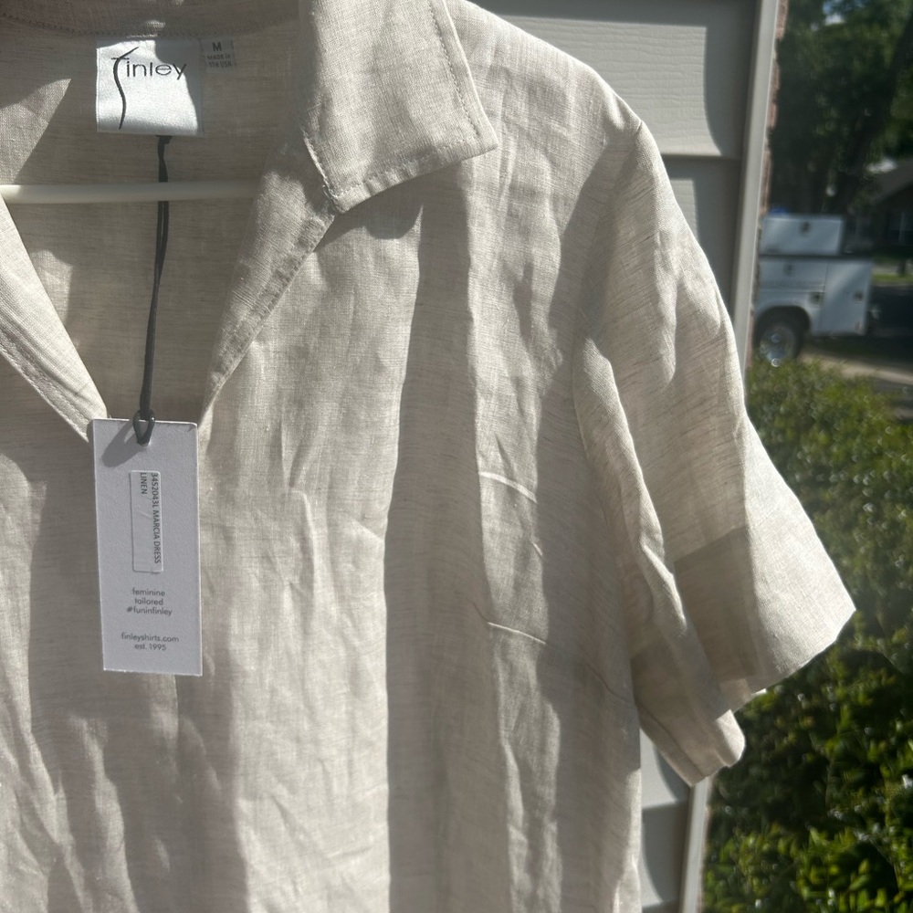 Finley Marcia Dress Linen - Picture 7 of 9